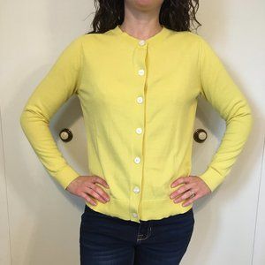 yellow LOFT cardigan (SP)